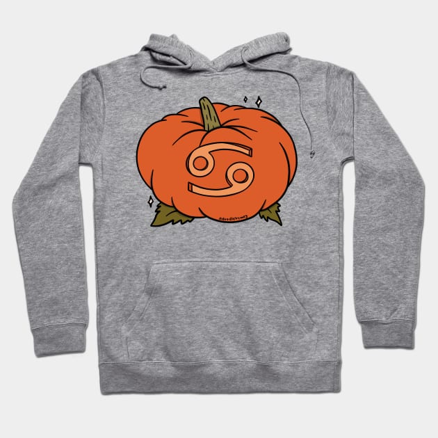 Cancer Pumpkin Hoodie by Doodle by Meg